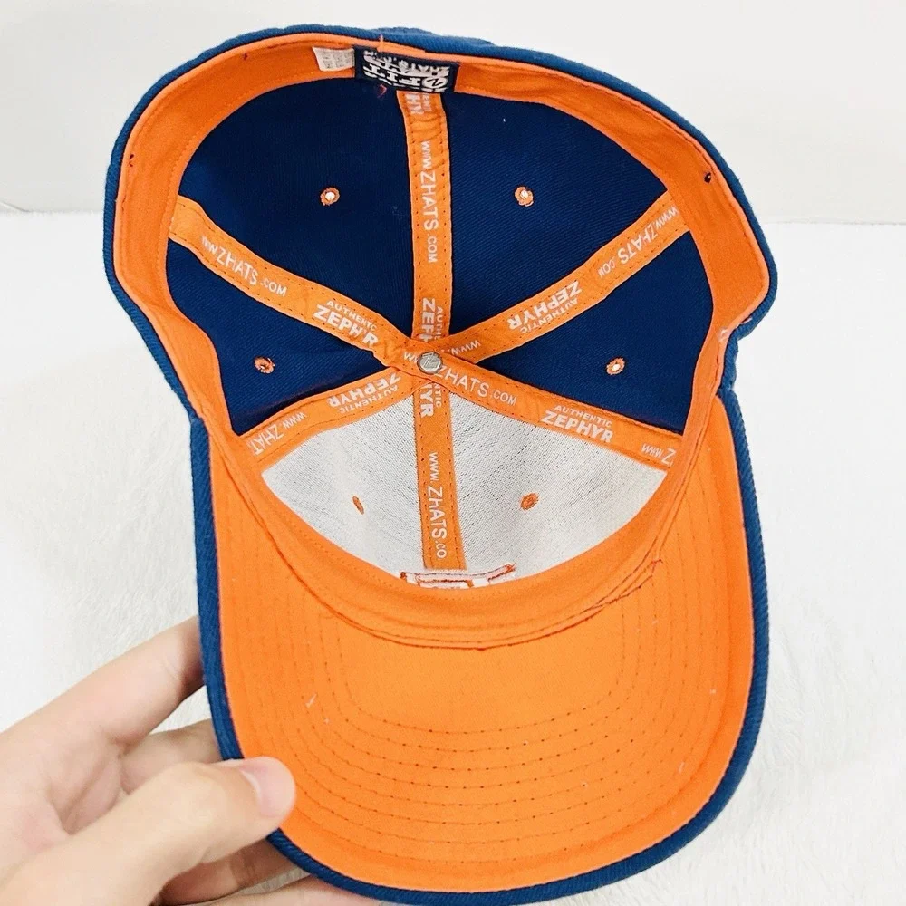 Zephyr Florida Gators F Logo Stretch Flex Hat Cap L/XL‎ Blue NCAA College